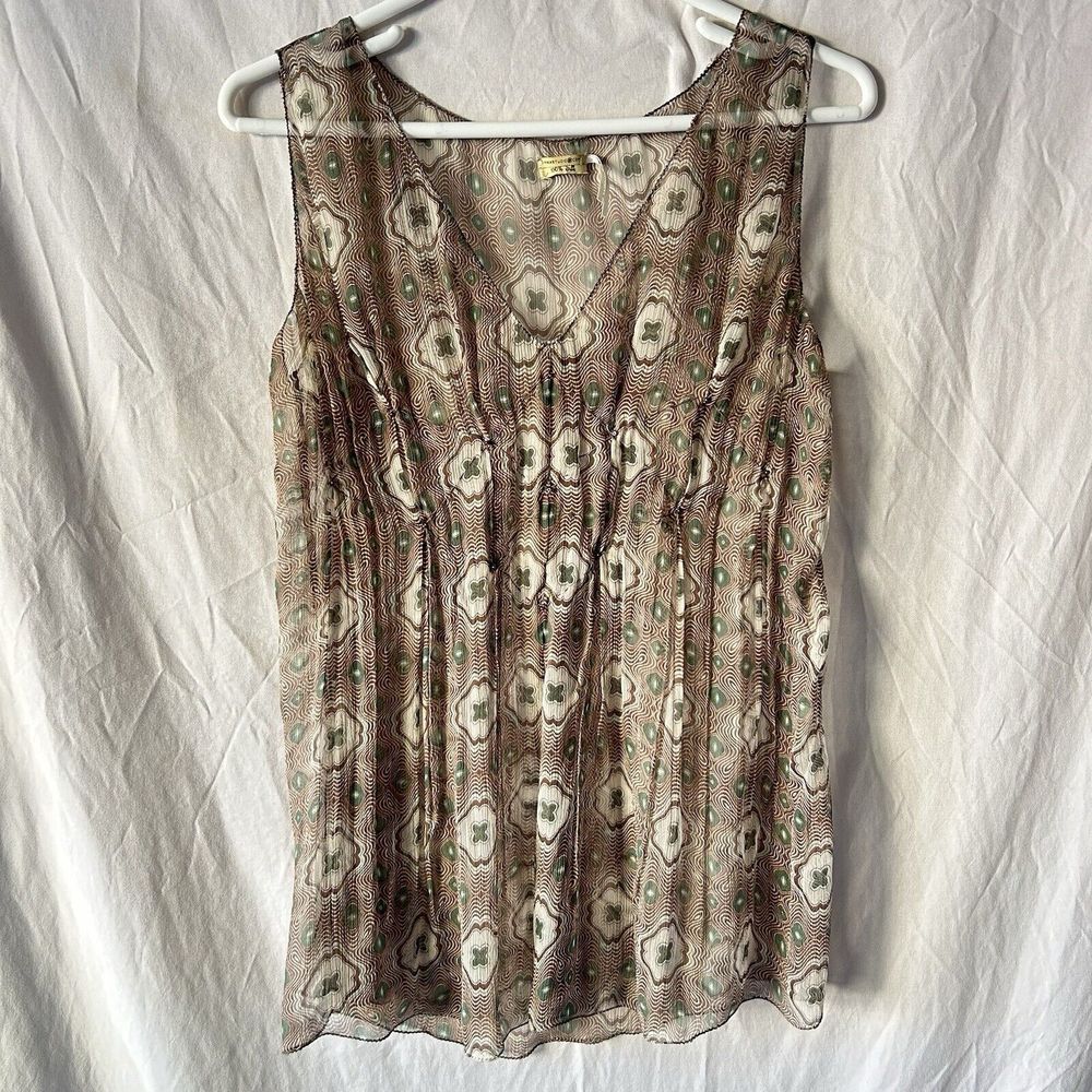 Vintage Y2k Babydoll Top Small Fairy Grunge Goblin Earthy Lace Downtown Fall